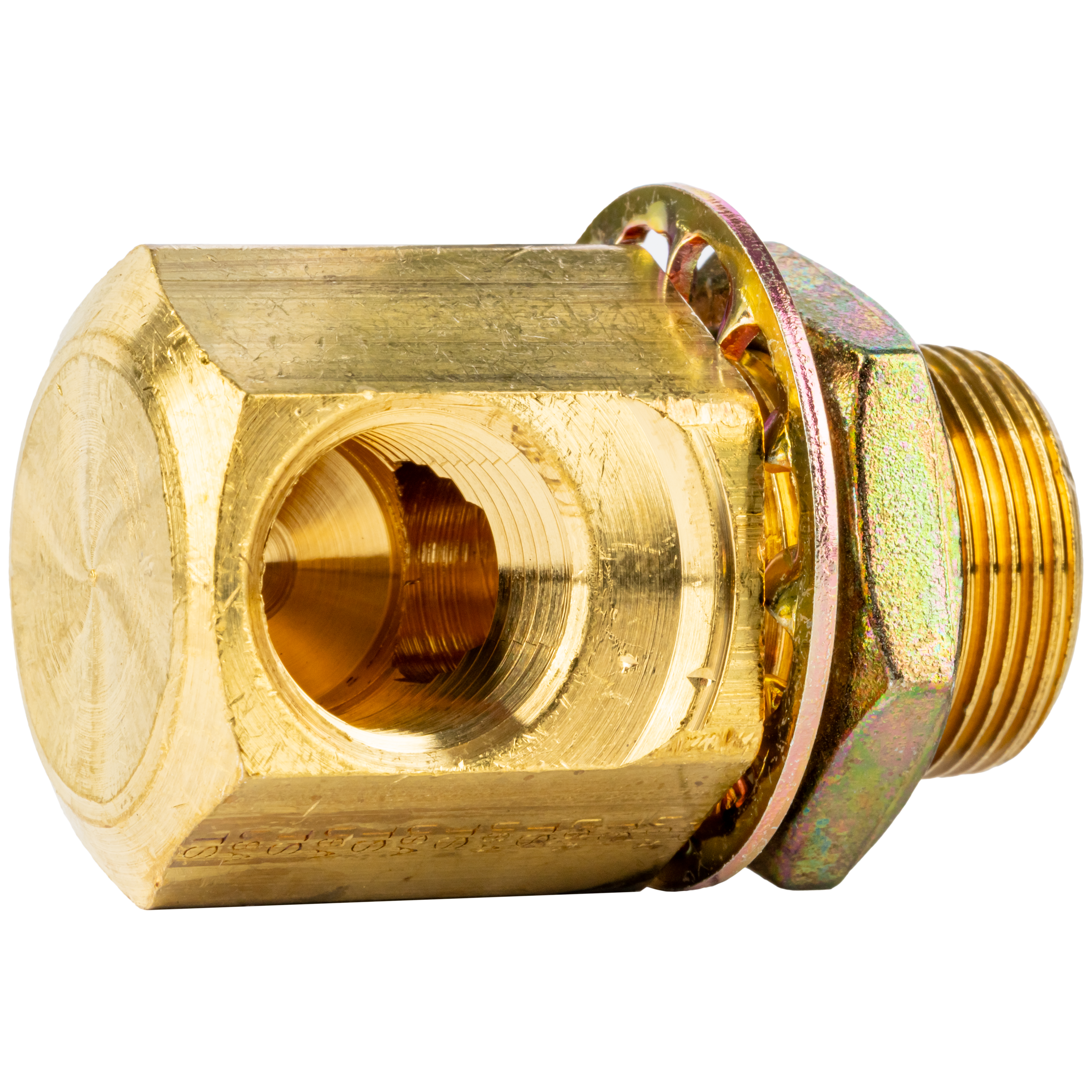 90&deg; Anchor Fitting For Front Gladhands - Brass